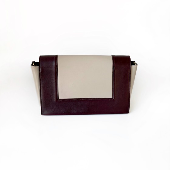Celine Frame Shoulder Bag in Bi-Color Calfskin